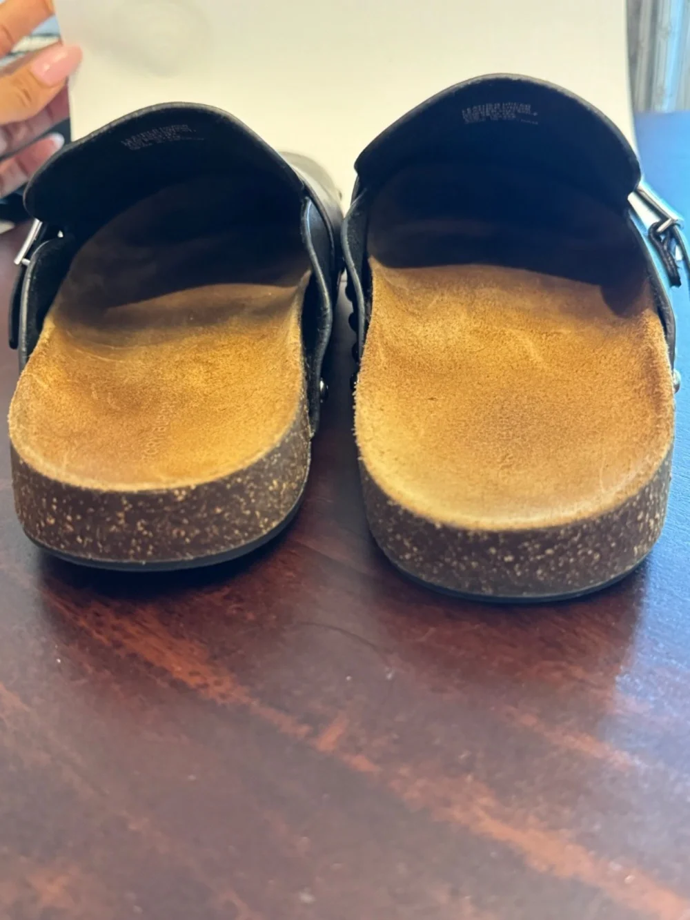 Tory Burch Mellow Studded Mule Leather Black Women's 12